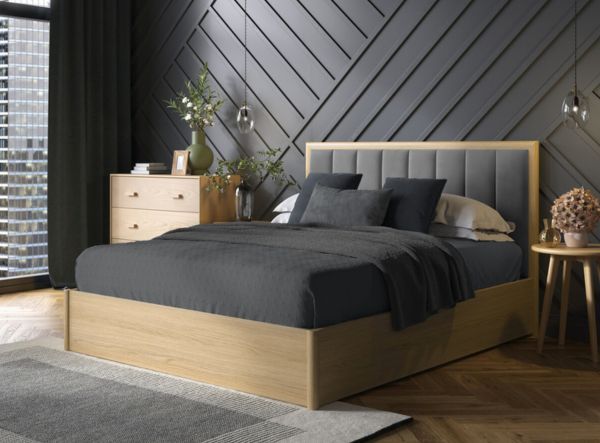 Anya Wooden Ottoman Bed Frame