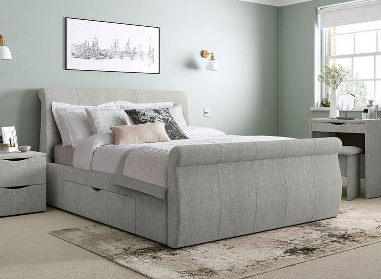lucia upholstered bed frame review