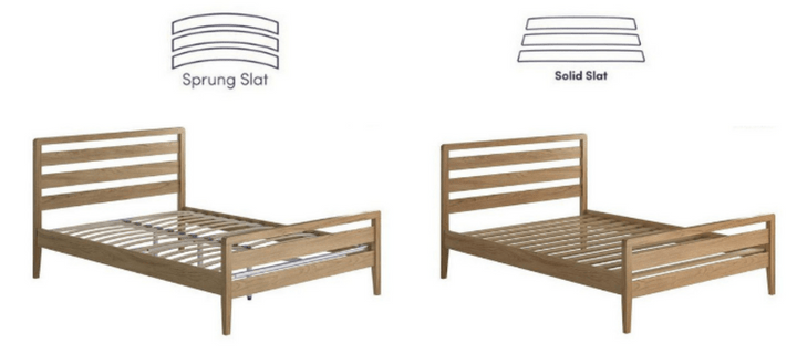 solid vs sprung slats on wooden bed frame