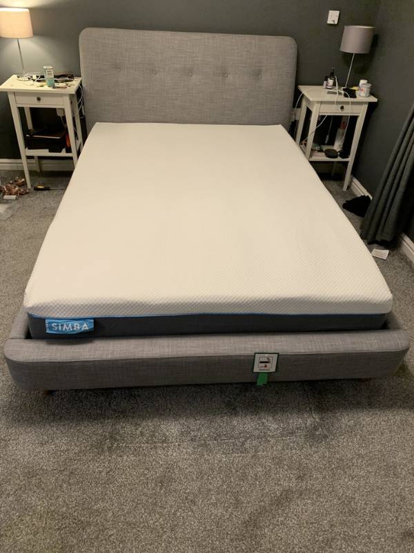 simba orion bed double size