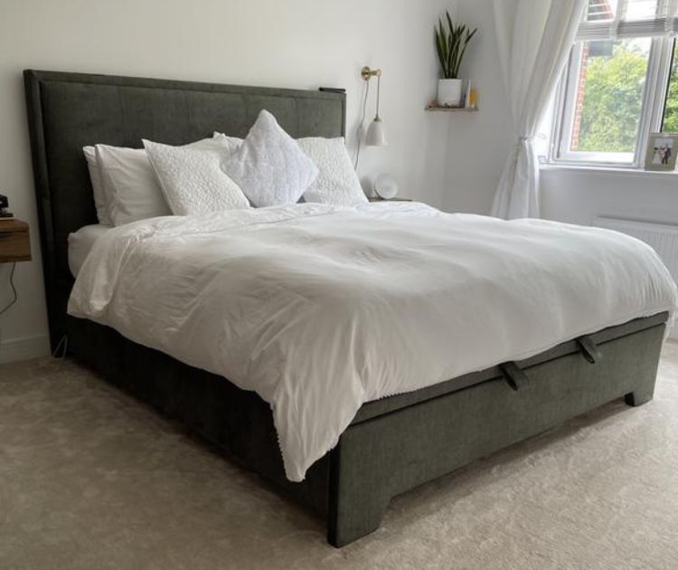 Hopkins Fabric Upholstered Ottoman Bed Frame review