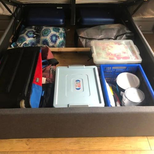 how to organise an ottoman bed