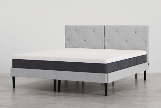 emma signature bed light grey