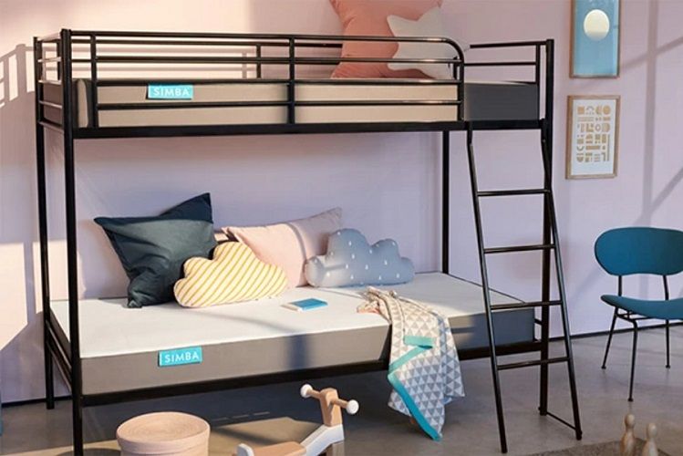 simba hybrid bunk bed mattress