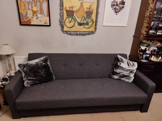 chou sofa bed in Cygnet Grey