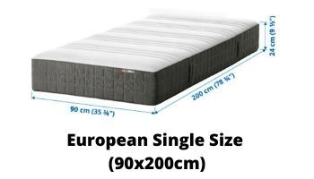 Ikea European single size mattress