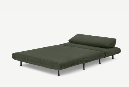 Kahlo Double Seat Sofa Bed in velvet