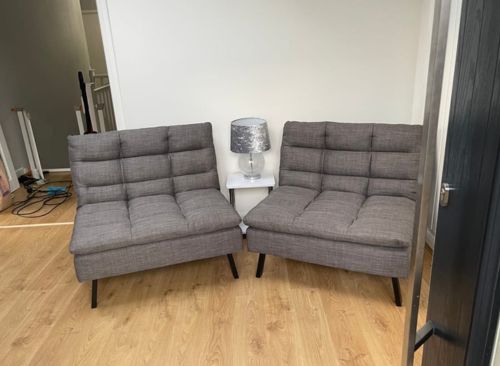 Duet 2-in-1 Sofa Bed split into two chairs
