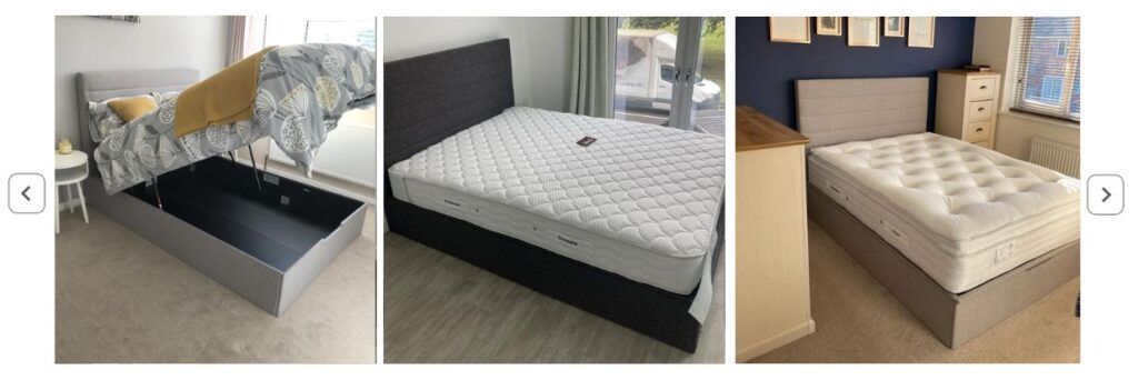 Sutton Upholstered Ottoman Bed Frame photos