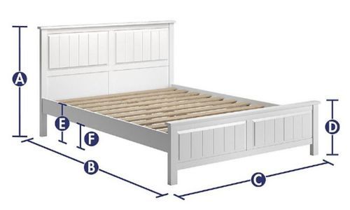 three quarter or small double bed dimensions