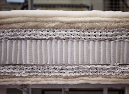 wool, cotton and pocket springs
