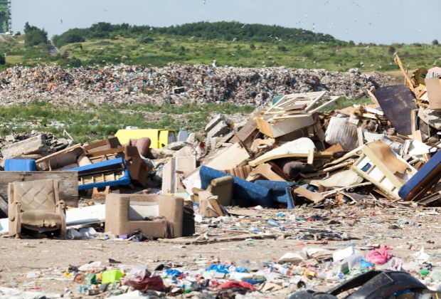 mattress in landfill