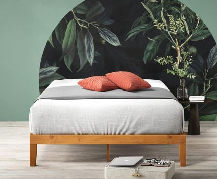 zinus alexia wooden bed