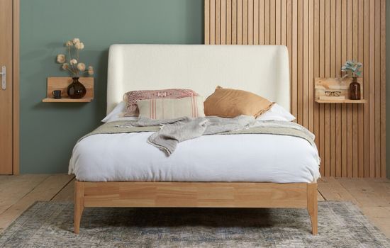 Birlea Halfden Bed Frame in boucle