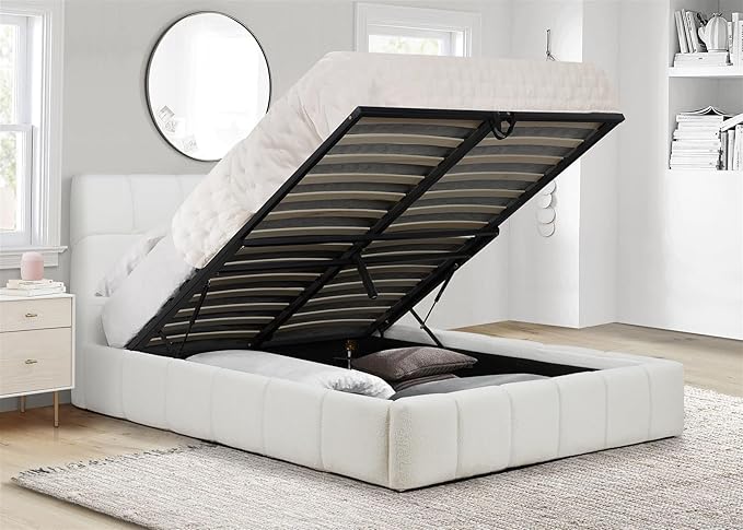 Birlea King Size Ottoman Bed Frame boucle