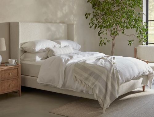 Boucle Bed by Cox&Cox