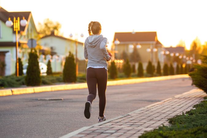 woman exercising