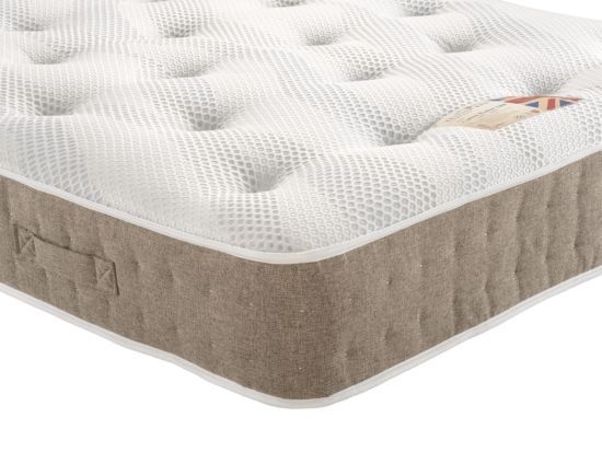 British Bed Company Cotton Pocket 1200 Chenille Mattress