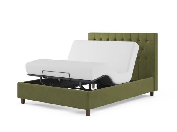 Snooze Lunar Adjustable Bed Frame with mattress